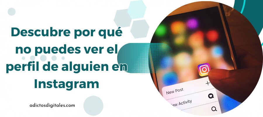 ¿Por qué no puedo ver el perfil de una persona en Instagram?